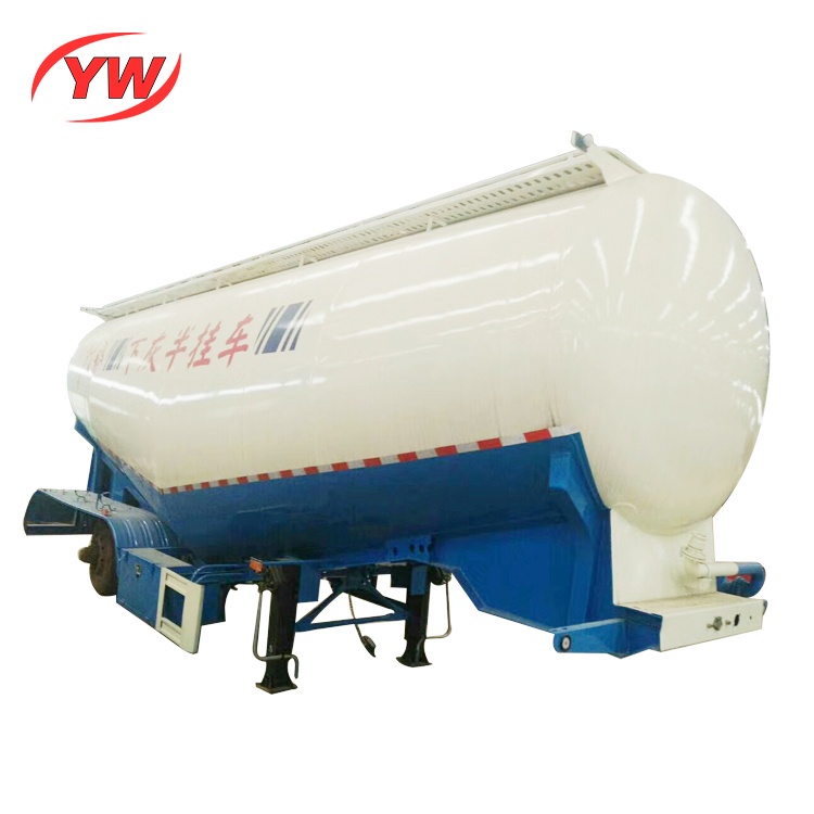 Concrete cement mixer truck trailer