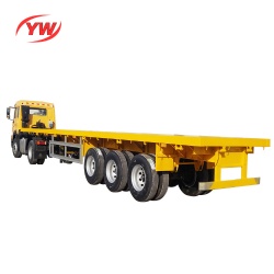 2/3 axles 20FT 40FT 60FT flat bed trailer