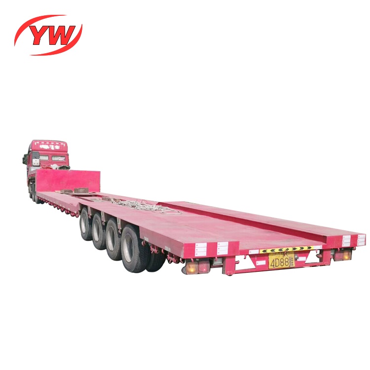 Container semi truck trailer 3 axles flatbed trailer
