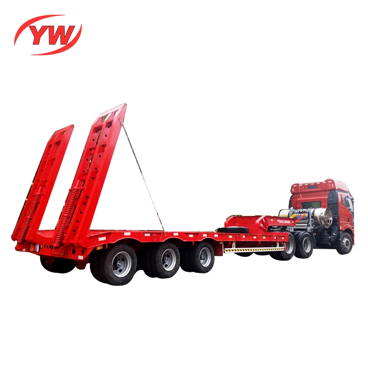 Low Bed Truck Semi Trailer