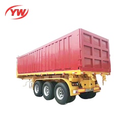 3 Axles 50T capacity dump semi trailer