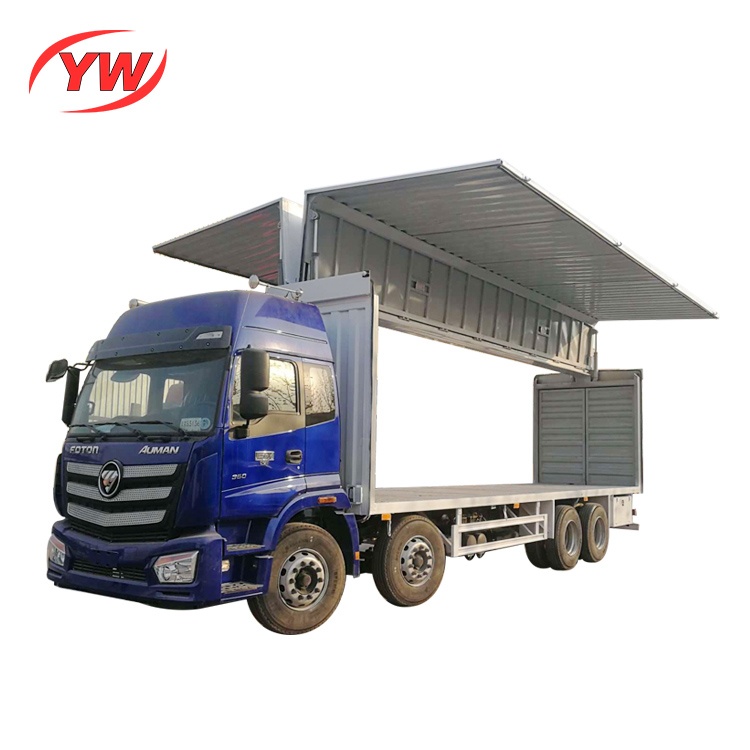 Side open door cargo carry box trailer
