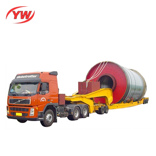 electricity equipments loading trailer multi axles and tires truck for loading big equipments
