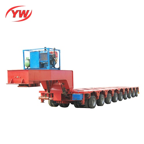 Special trailer for heavy equipment crane load trailer