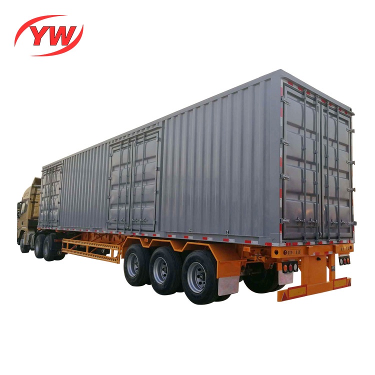 Van truck semi trailer for cargo/electronic appliance transportation