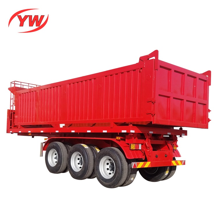 3 Axles Dumper Cargo/Stone Semi Trailer