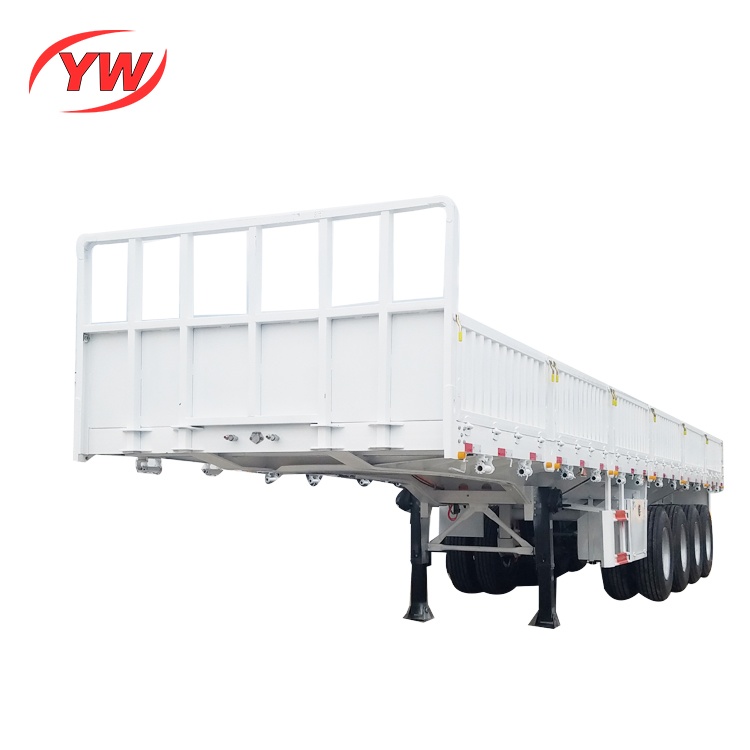 12.5 Meter length side wall semi trailer truck with panel light stype for loading super markert cargo