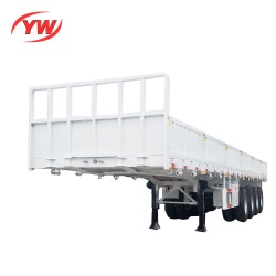 12.5 Meter length side wall semi trailer truck with panel light stype for loading super markert cargo