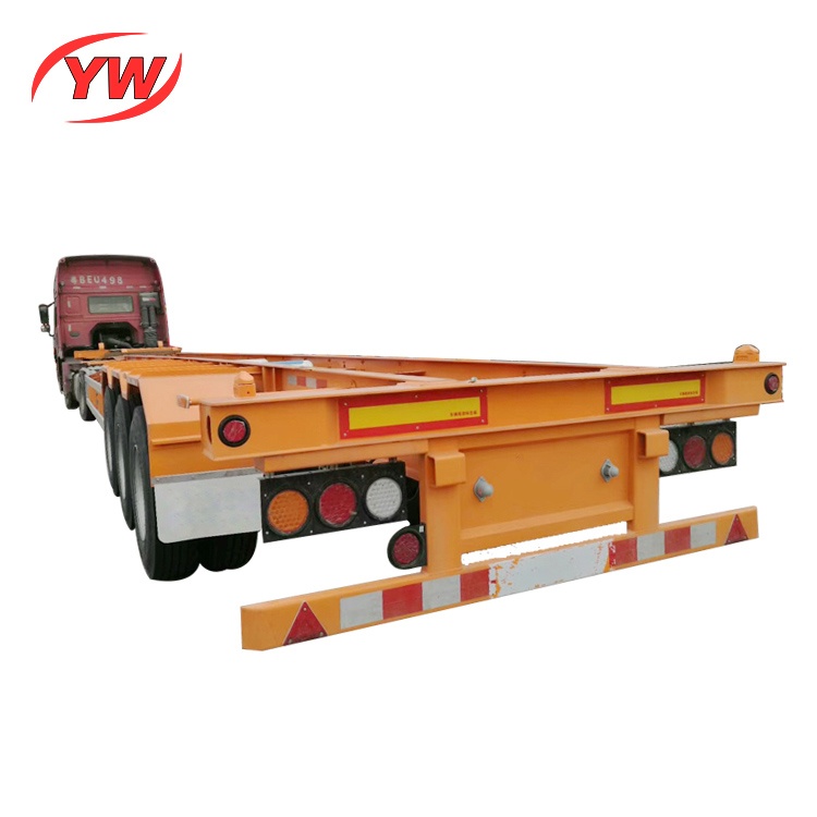 20ft 40ft container flatbed truck semi trailers