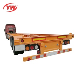 20ft 40ft container flatbed truck semi trailers